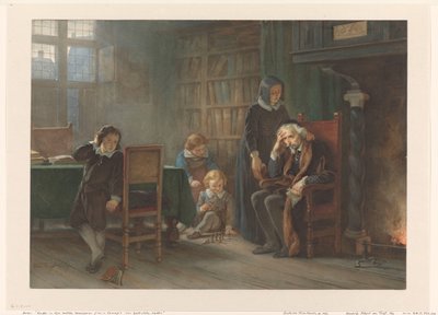 Vondel in His Last Years by Hendrik Albert van Trigt