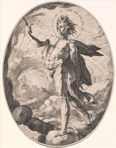 Apollo, 1588 by Hendrik Goltzius