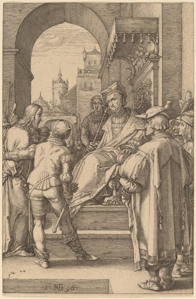 Christ before Pilate by Hendrik Goltzius