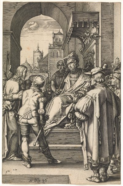Christ before Pilate by Hendrik Goltzius