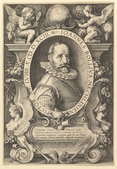 Hans Bol by Hendrik Goltzius