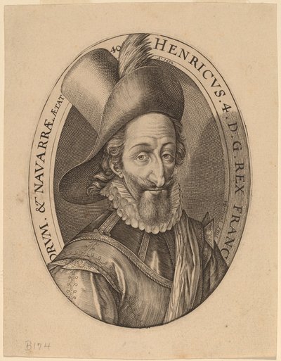 Henry IV, King of France by Hendrik Goltzius