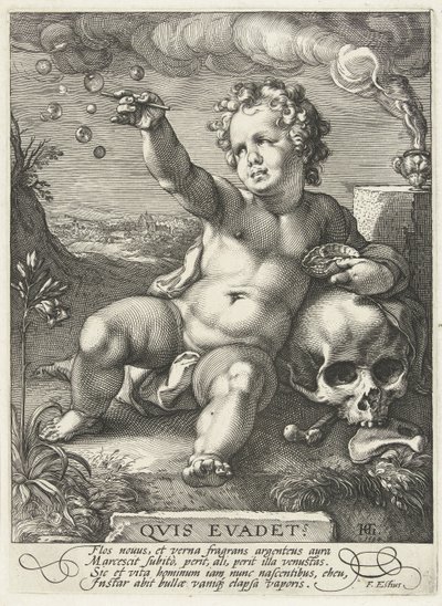 Homo Bulla by Hendrik Goltzius