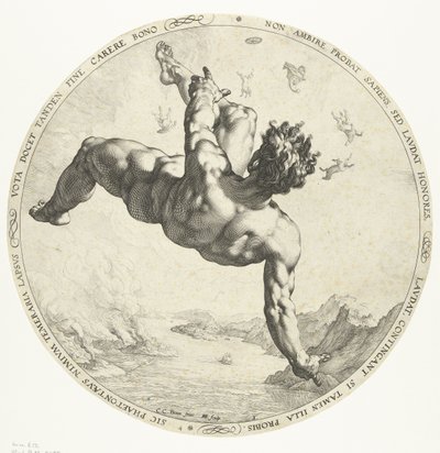 Phaethon, 1588 by Hendrik Goltzius