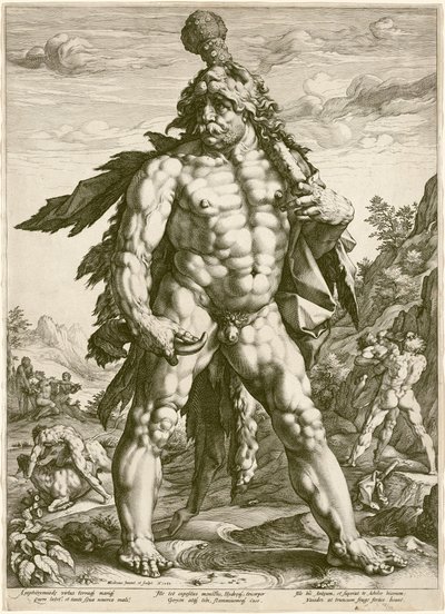 The Great Hercules by Hendrik Goltzius
