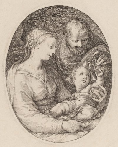 The Holy Family by Hendrik Goltzius