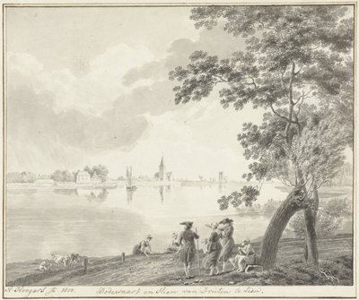 View of Dodewaard and Hien by Hendrik Hoogers