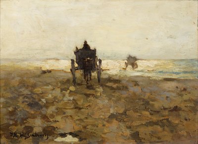 Clammers Horse Drive by Hendrik Johannes Weissenbruch