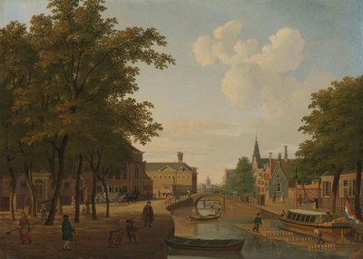 View of the Houtmarkt, Amsterdam by Hendrik Keun
