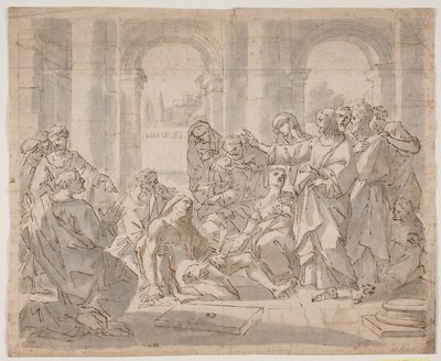 The Raising of Lazarus by Hendrik Krock