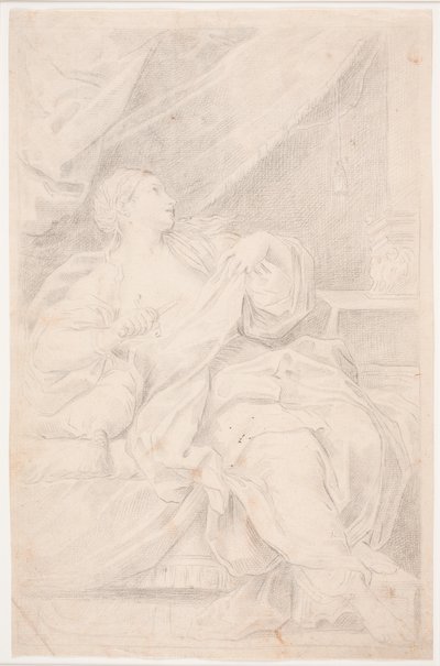 Lucretia Stabbing Herself in the Chest by Hendrik Krock