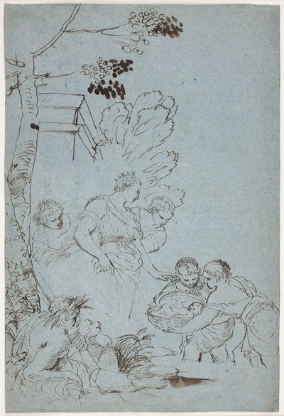 Moses Found in the Nile by Hendrik Krock