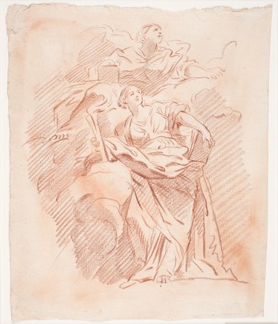 Two Female Figures by Hendrik Krock
