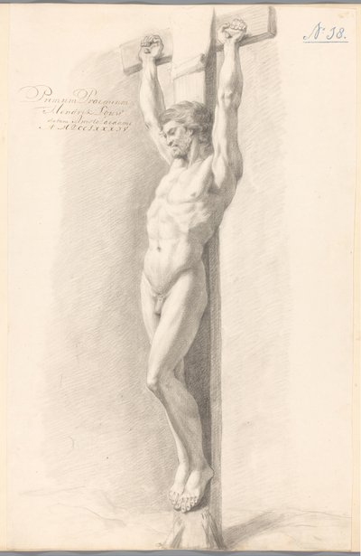 Christ on the Cross (1st Prize 1784) by Hendrik Louw