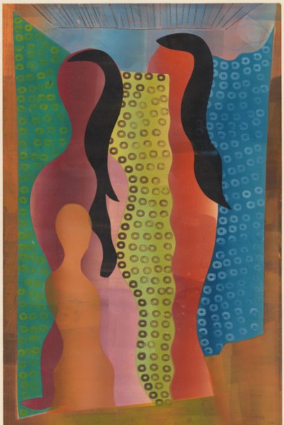 Composition with Figures by Hendrik Nicolaas Werkman
