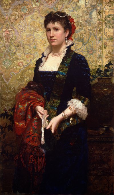 Princess Marie Lubomirska, 1881 by Henryk Siemiradzki