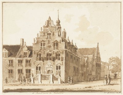 The Town Hall of Buren by Hendrik Spilman
