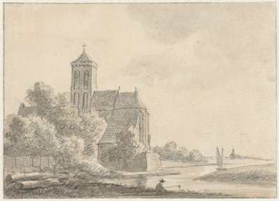 View of Cuijk by Hendrik Tavenier (possibly)