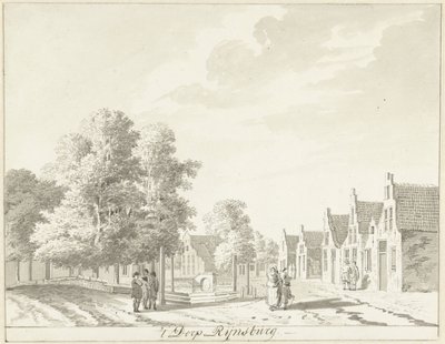 The Village of Rijnsburg by Hendrik Tavenier