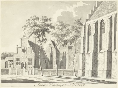 Town Hall and Orphanage in Noordwijk by Hendrik Tavenier