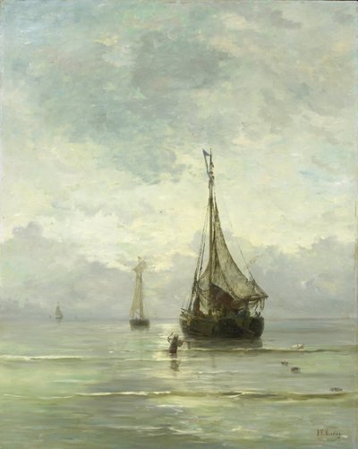 Calm Sea by Hendrik Willem Mesdag