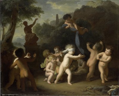 Putti Playing by Hendrik van Limborch