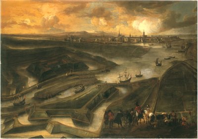 View of Ostend by Hendrik van Minderhout