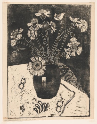 Flowers in a Vase by Henk Henriët (signed by artist)