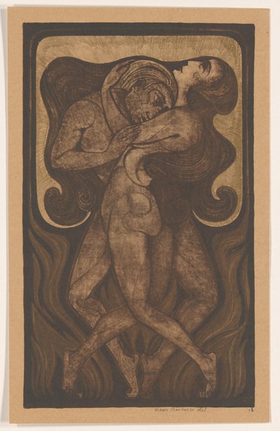 Entwined, Naked Man and Woman by Henk Schilling
