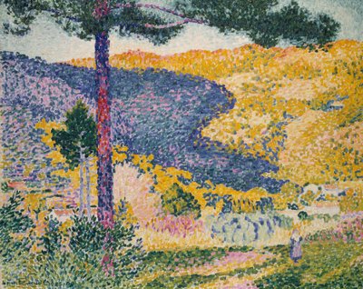 Valley with Fir (Shade on the Mountain) by Henri Edmond Cross