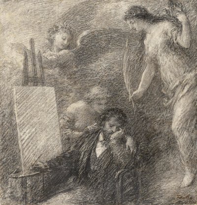 The Discouragement of the Artist by Henri (follower of) Fantin Latour