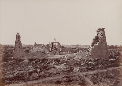 Karnak, The Pylons of Horus by Henri Béchard