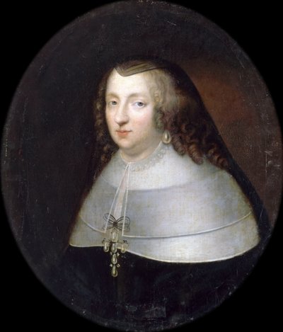 Portrait of Anne of Austria by Henri Beaubrun