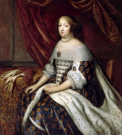 Portrait of Anne of Austria by Henri Beaubrun