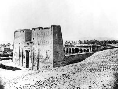 Edfu, Nubia, Egypt by Georges Henri Bechard