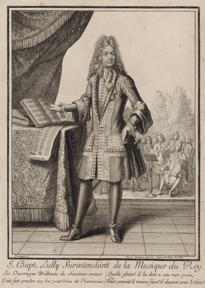 Jean-Baptiste Lully by Henri Bonnart