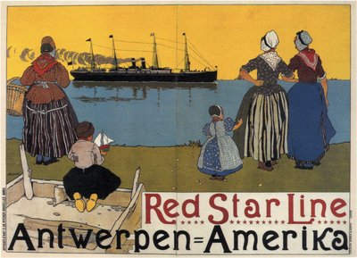 Red Star Line, 1899 by Henri Cassiers