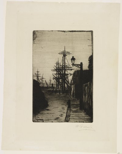 Docks by Henri Charles Guérard