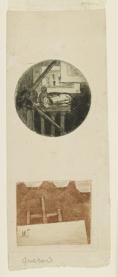 Place Card by Henri Charles Guérard