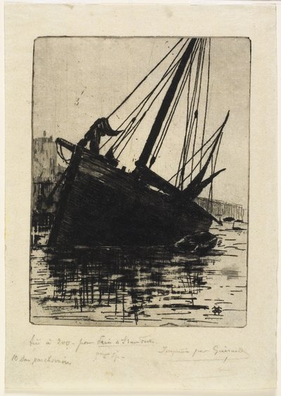 Stranded, c.1888 by Henri Charles Guérard