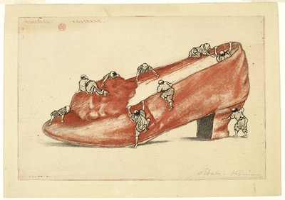 The Assault of the Shoe by Henri Charles Guérard