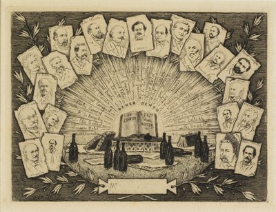 Twenty-Two Portraits, 1881 by Henri Charles Guérard