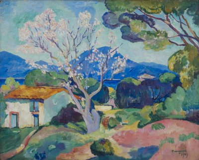 The Almond Tree in Bloom, 1907 by Henri Charles Manguin