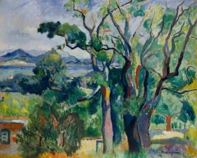 The Bay of Saint-Tropez by Henri Charles Manguin