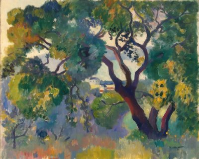 Landscape Near St. Tropez by Henri Charles Manguin