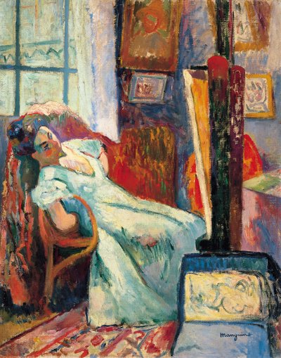 Model Resting, 1905 by Henri Charles Manguin