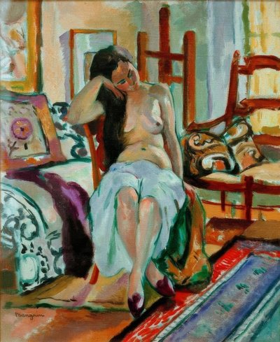 Nude in an Interior by Henri Charles Manguin