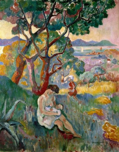 Saint-Tropez, View from Villa Demièré by Henri Charles Manguin