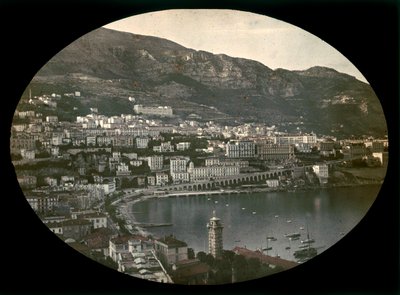 The city and gulf of Monaco by Henri Chouanard