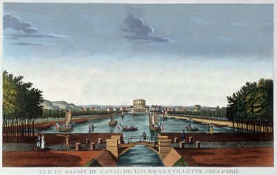 Bassin de la Villette, Paris by Henri Courvoisier Voisin